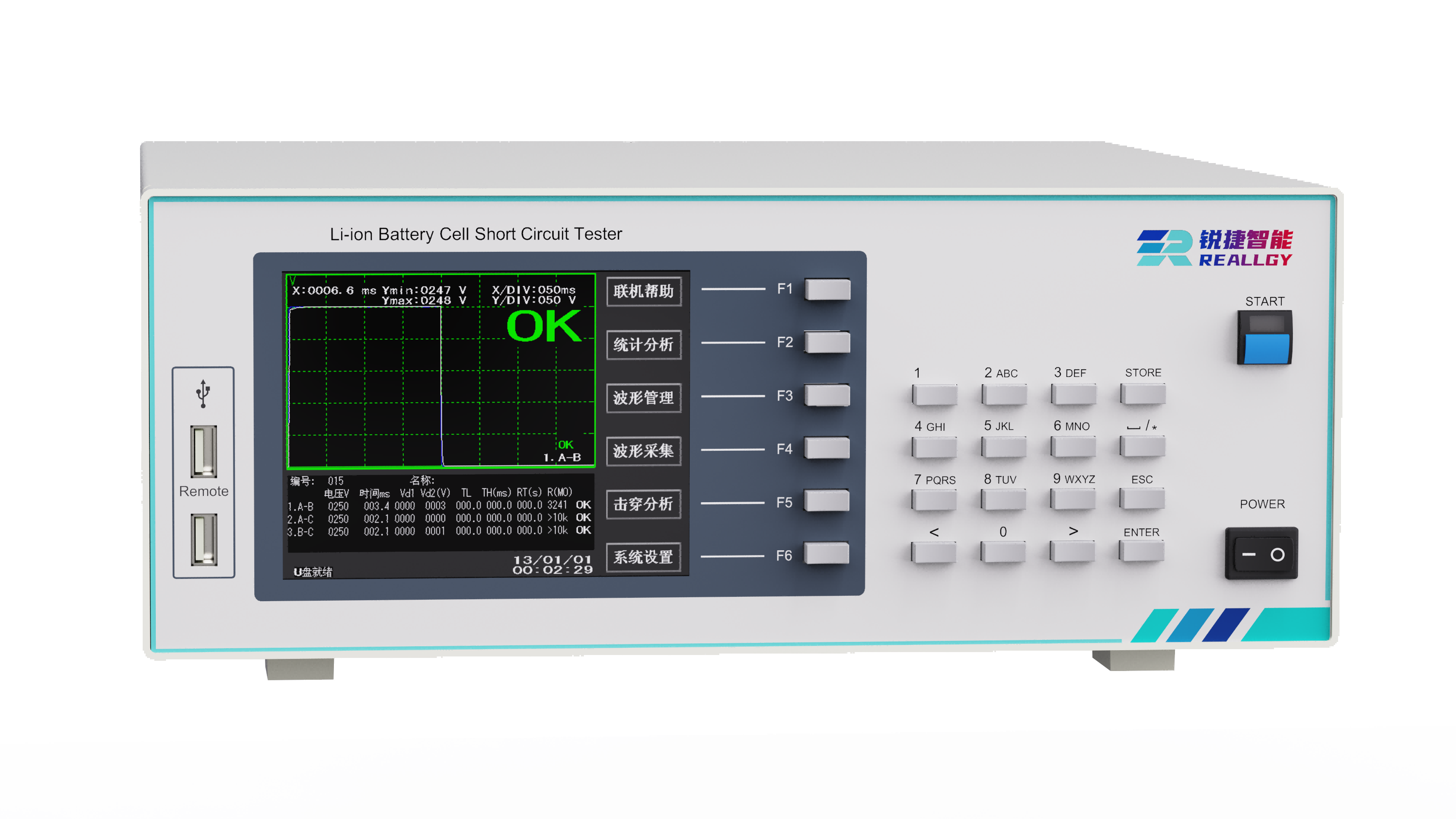 Li-ion Battery Core Short Circuit Tester